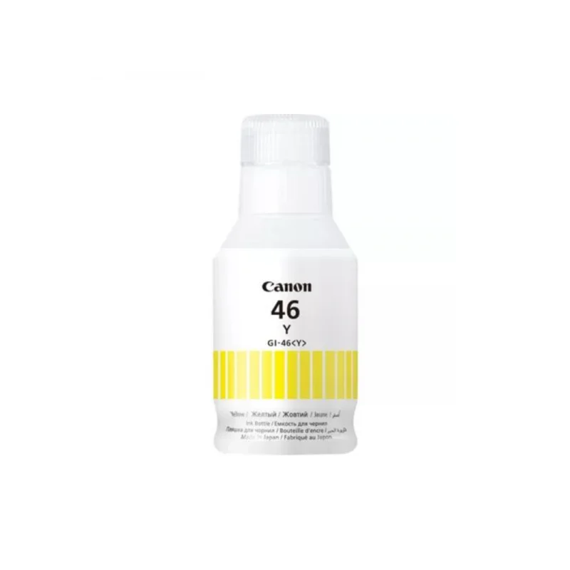 Bouteille d'encre Originale Canon GI-46 - Jaune - Canon - photo 1