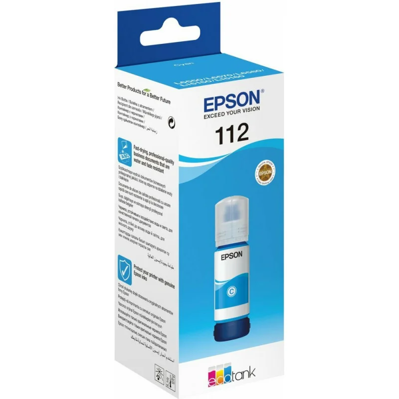 Bouteille d'encre Originale Epson EcoTank 112 / Magenta - variant C13T06C24A - photo 2