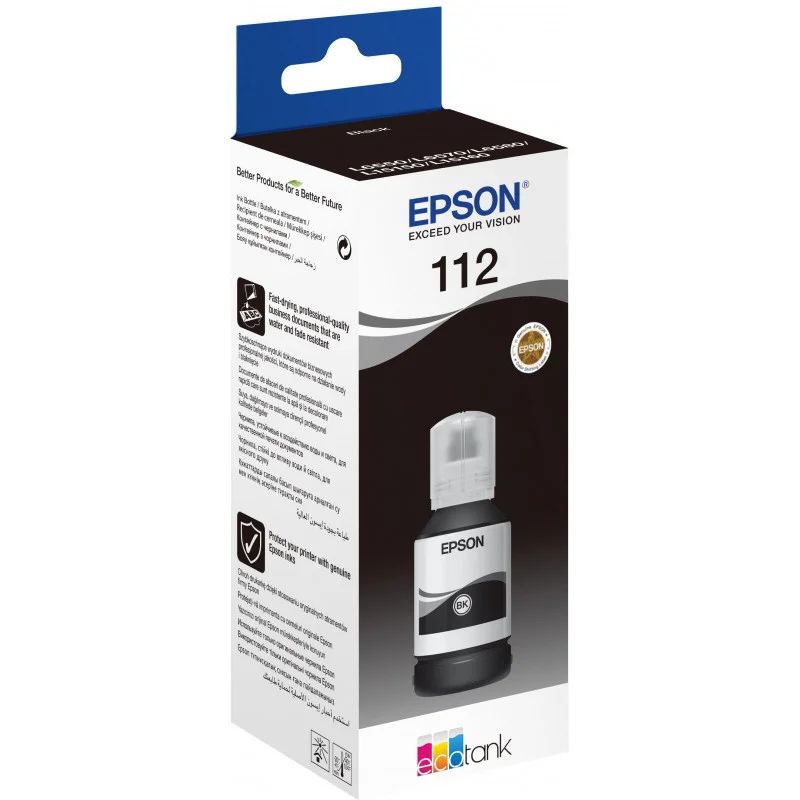 Bouteille d'encre Originale Epson EcoTank 112 / Magenta - variant C13T06C14A - photo 2