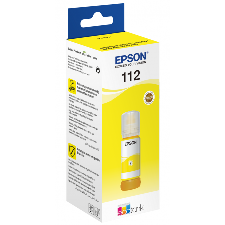 Bouteille d'encre Originale Epson EcoTank 112 / Magenta - variant C13T06C44A - photo 3