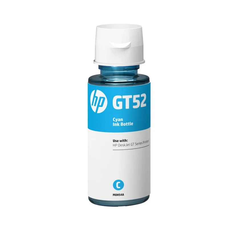 Bouteille d'encre Originale HP GT52 / Cyan / 70ml