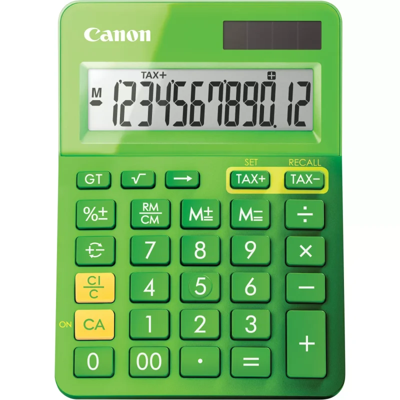 Calculatrice de bureau Canon LS-123K 12 chiffres / Vert