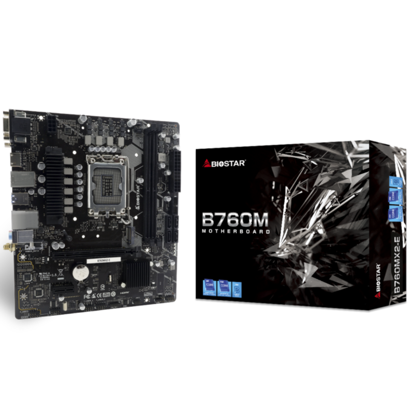 Carte mère Biostar B760MX2-E-D5 DDR5 - photo 1