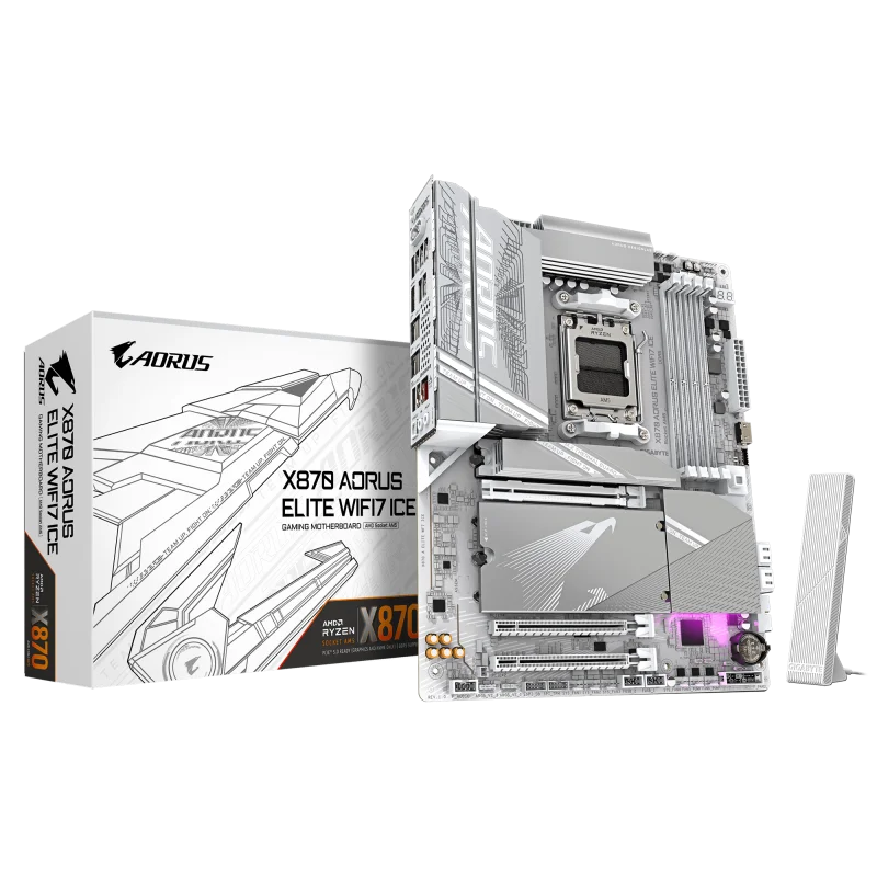 Carte Mère GIGABYTE X870 AORUS ELITE WIFI 7 ICE