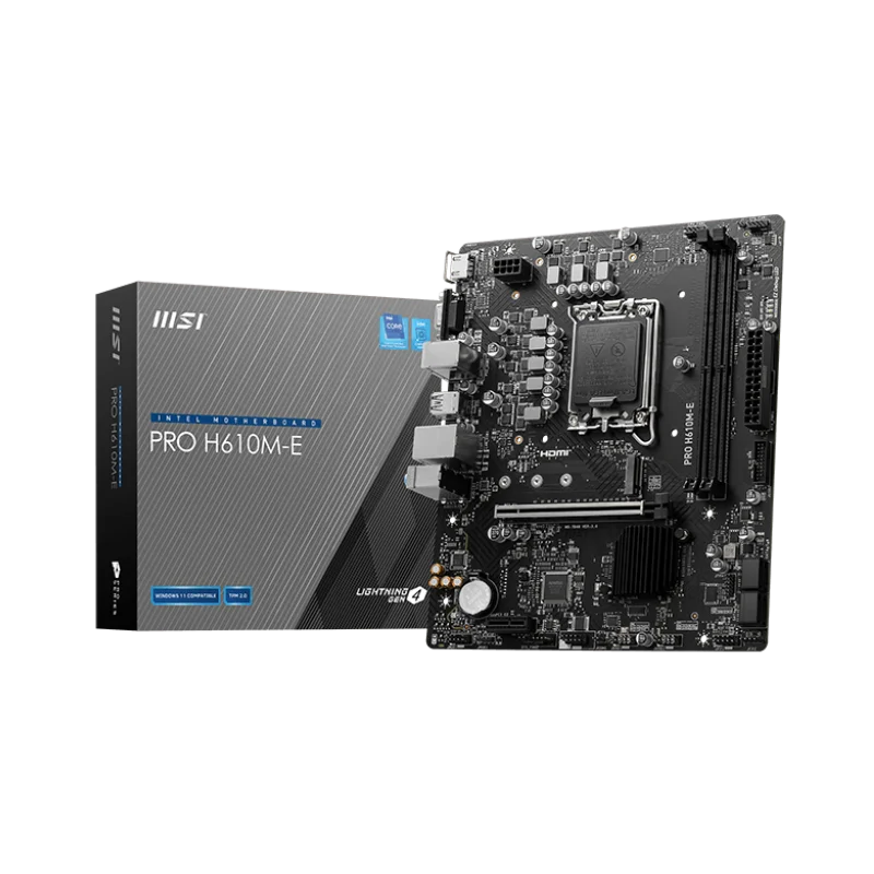 Carte mére MSI PRO H610M-E / mATX / DDR5
