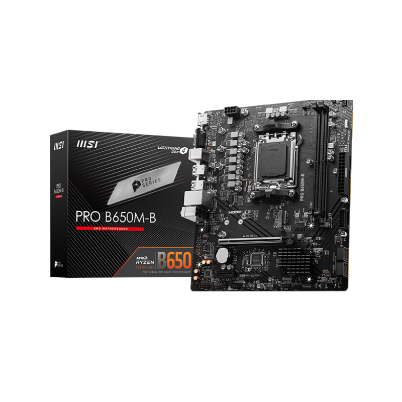Carte mère MSI PRO B650M-B / mATX / DDR5 - MSI - photo 1