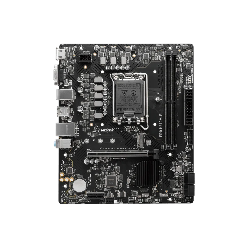 Carte mére MSI PRO H610M-E / mATX / DDR5