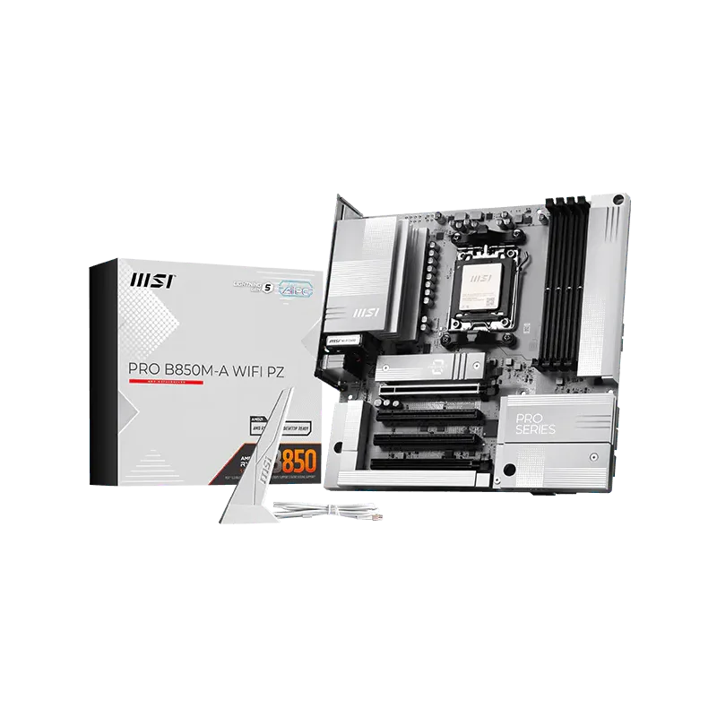 Carte mère MSI PRO B850M-A WIFI PZ / mATX / AM5 / DDR5