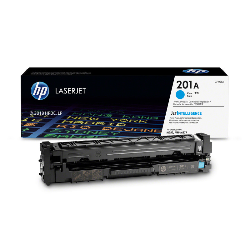 Cartouche de toner HP 201A LaserJet Cyan originale / 1 330 pages CF401A