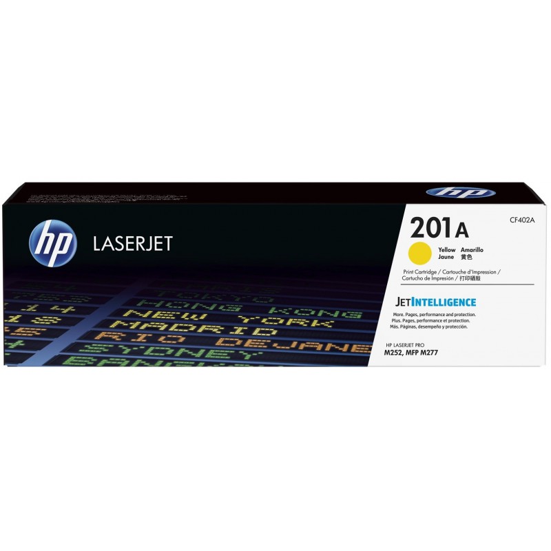 Cartouche de toner HP 201A  LaserJet Jaune originale / 1 330 pages CF402A - HP - photo 1
