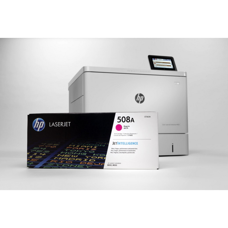 Cartouche de toner HP 508A LaserJet Magenta originale / 5 000 pages CF363A
