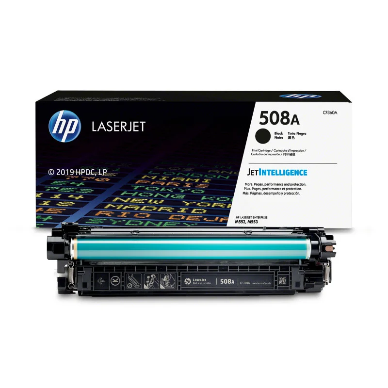 Cartouche de toner HP 508A LaserJet Noir originale / 6 000 pages CF360A