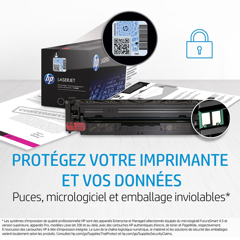 Cartouche de toner LaserJet authentique noir HP 145A (W1450A)