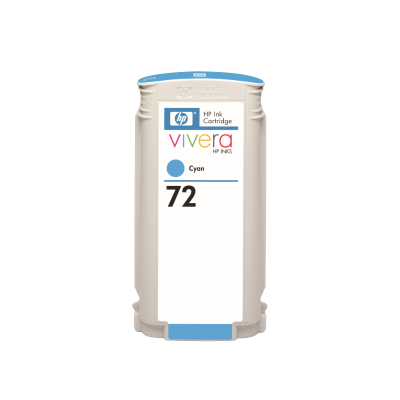 Cartouche d'encre HP 72 DesignJet cyan 130 ml