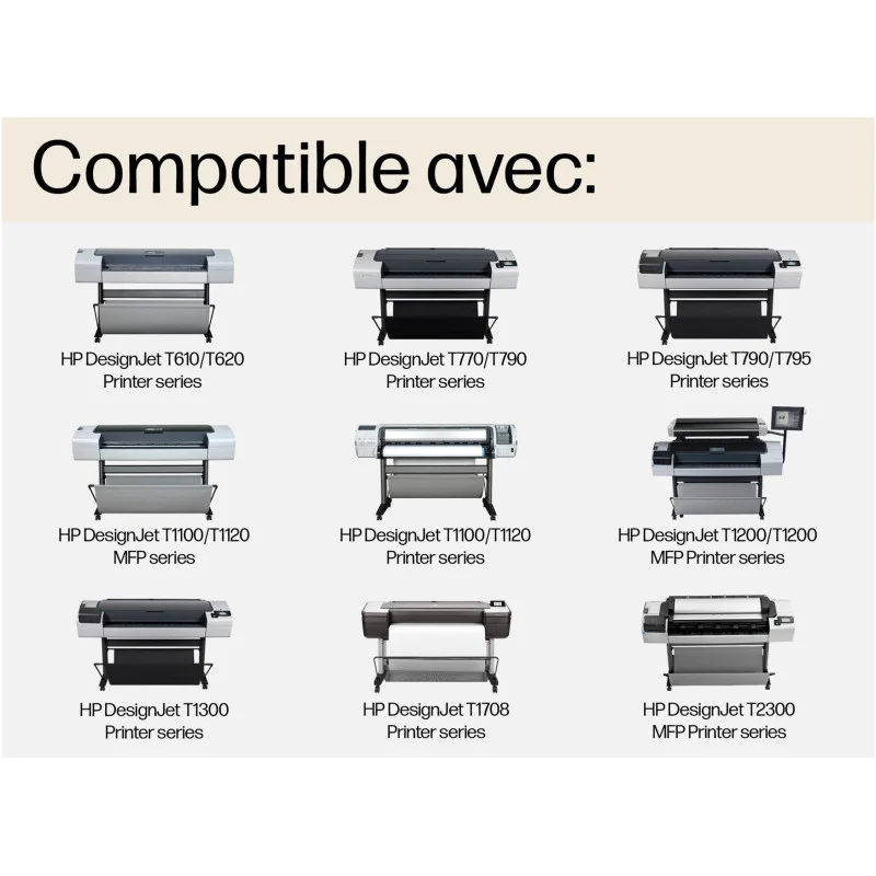 Cartouche d'encre HP 72 DesignJet cyan 130 ml