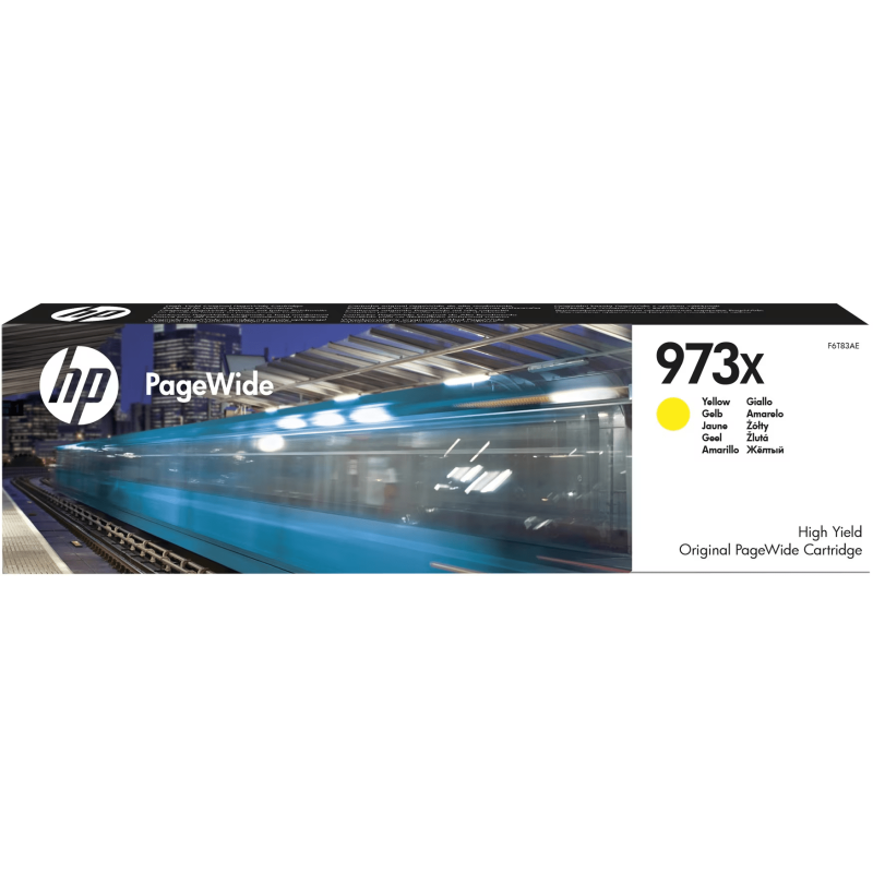 CARTOUCHE D'ENCRE ORIGINAL HP PageWide 973X / Yellow