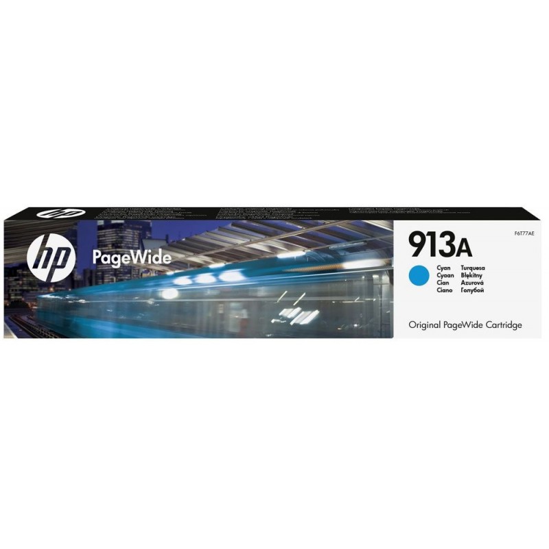Cartouche d'encre Originale HP PageWide 913A / Cyan