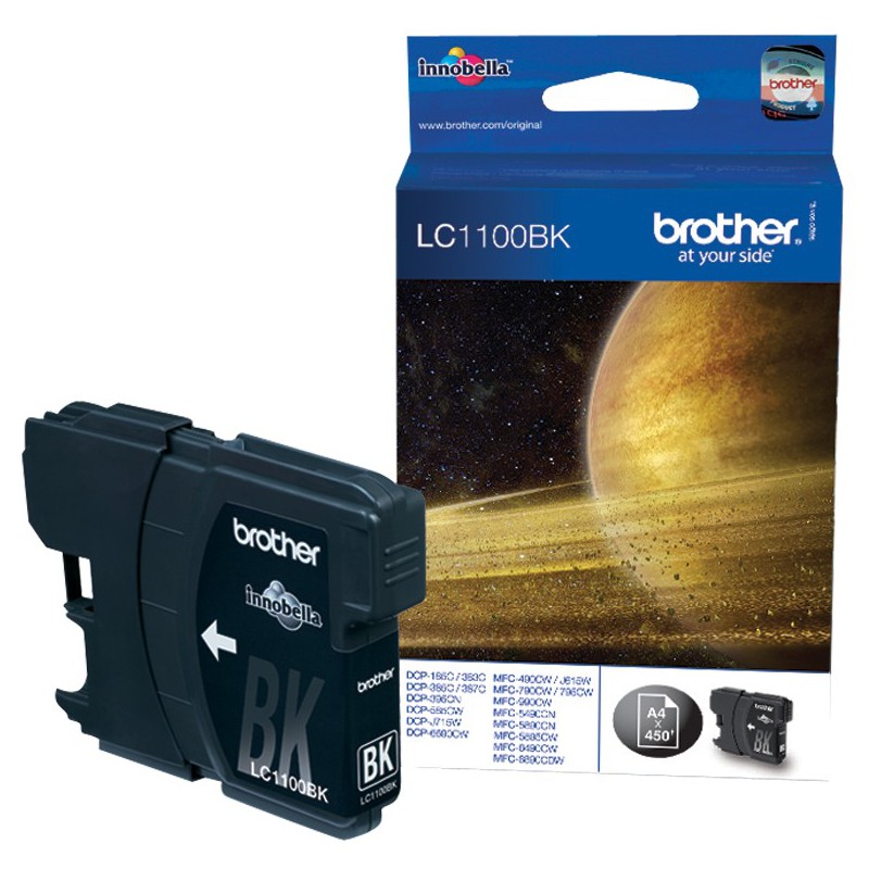 Cartouche Jet d'encre Originale Brother LC1100BK / Noir - Brother - photo 1