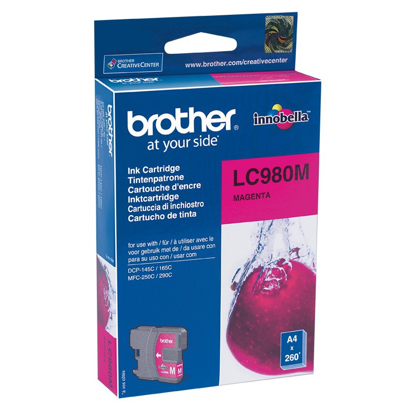 Cartouche Jet d'encre Originale Brother LC970M / Magenta - variant BCCJ-LC980M - photo 2