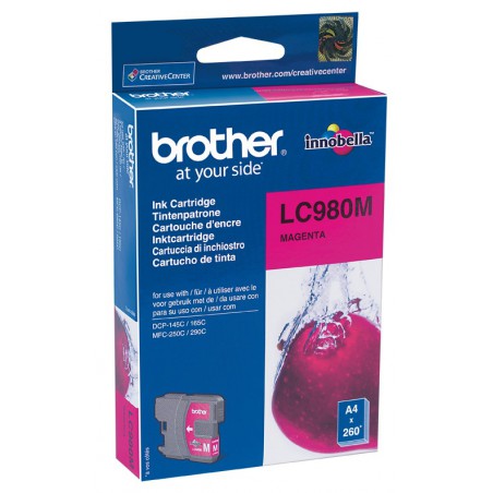 Cartouche Jet d'encre Originale Brother LC970M / Magenta - variant BCCJ-LC980M - photo 3