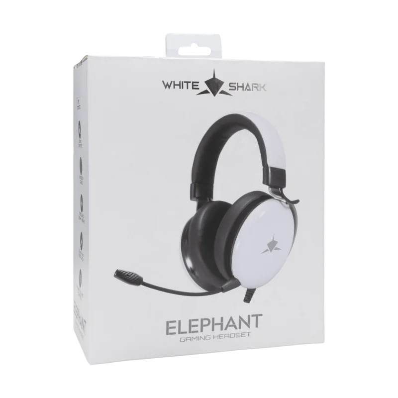 Casque Gaming Filaire White Shark Elephant / Blanc - photo 5