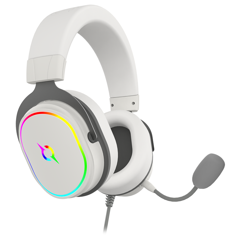 Casque Micro GAMER AQIRYS ALTAIR / Filaire / Blanc
