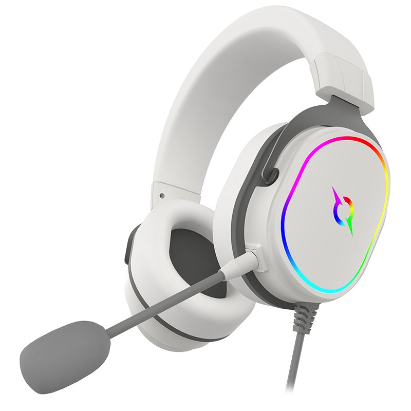 Casque Micro GAMER AQIRYS ALTAIR / Filaire / Blanc
