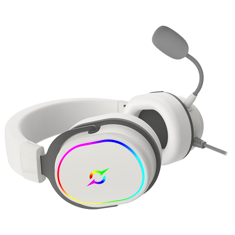 Casque Micro GAMER AQIRYS ALTAIR / Filaire / Blanc