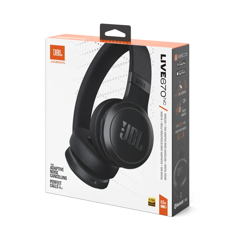 Casque Sans fil Bluetooth JBL Live 670NC / Noir
