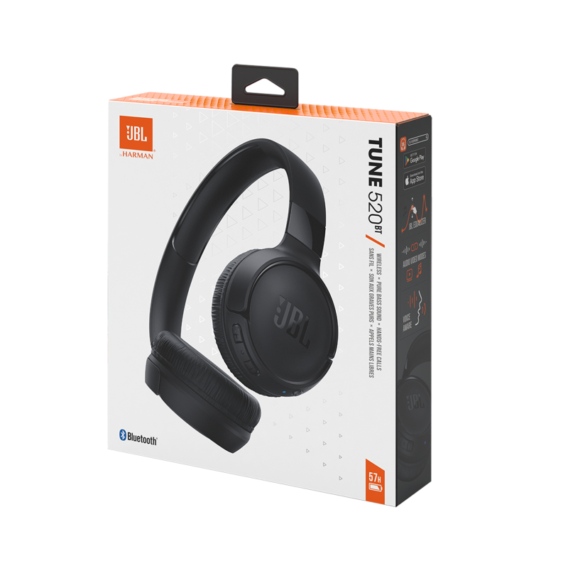 Casque Sans Fil Bluetooth JBL Tune 520BT / Noir