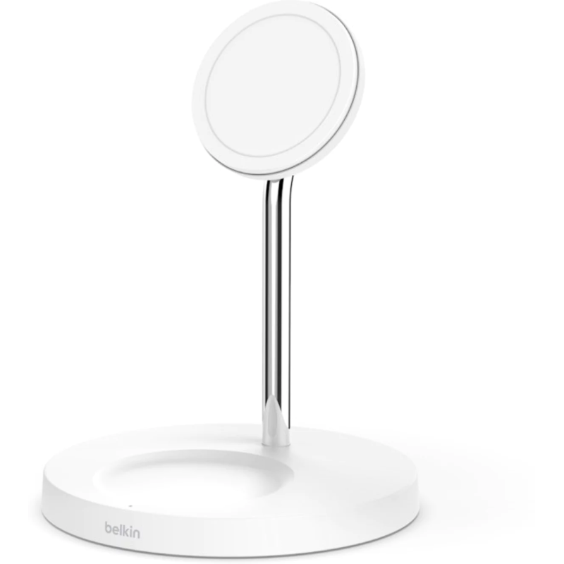 Chargeur Sans Fil BELKIN Boost Charge Pro 2-en-1 / 15W avec MagSafe / Blanc - photo 1