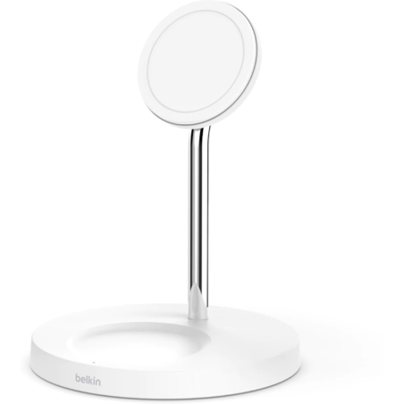 Chargeur Sans Fil BELKIN Boost Charge Pro 2-en-1 / 15W avec MagSafe / Blanc - photo 4