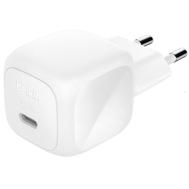 Chargeur secteur BELKIN BoostCharge USB-C compact 45 W BLANC