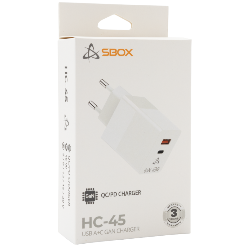 CHARGEUR USB SBOX HC-45/2 PORTS 45W - photo 4