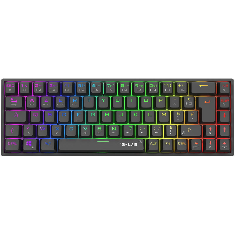 Clavier gaming Double Mode RGB G-LAB KEYZ-TITAN-B-WL-FR / Noir - photo 3