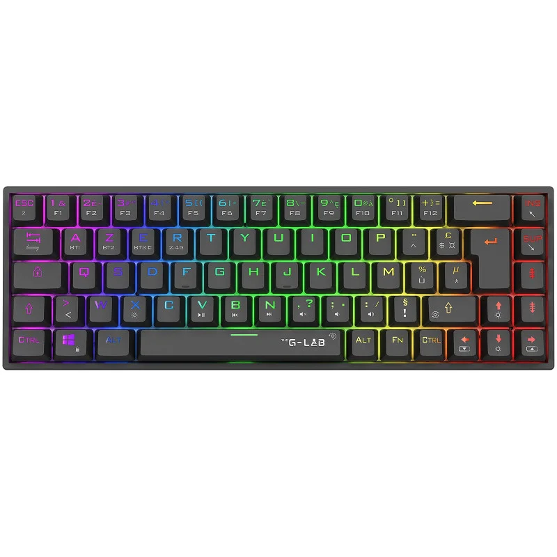 Clavier gaming Double Mode RGB G-LAB KEYZ-TITAN-B-WL-FR / Noir - photo 3