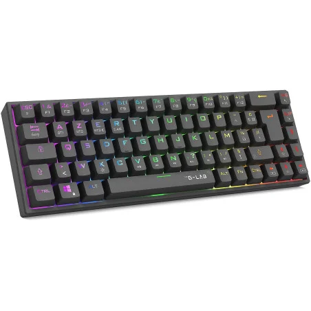 Clavier gaming Double Mode RGB G-LAB KEYZ-TITAN-B-WL-FR / Noir - photo 5