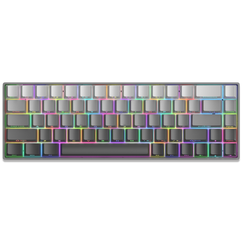 Clavier Gaming Mécanique White Shark GK-00711 NUNCHAKU / RED SWITCH / Gris - photo 1