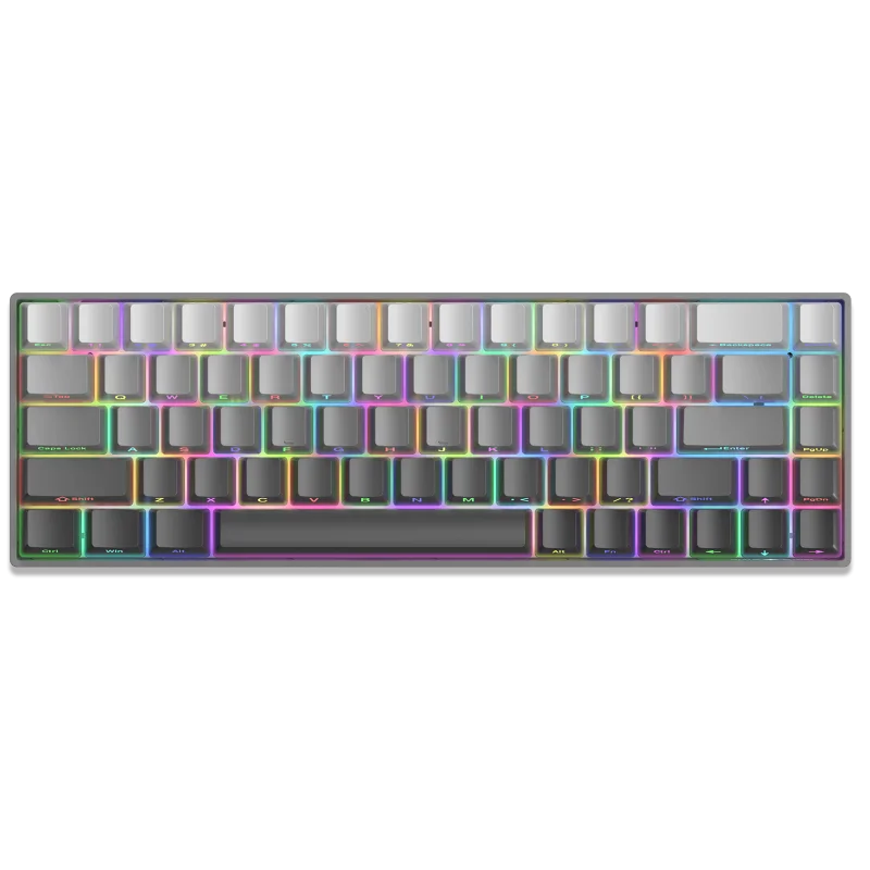 Clavier Gaming Mécanique White Shark GK-00711 NUNCHAKU / RED SWITCH / Gris