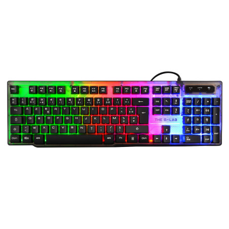 Clavier Gaming The G-Lab KEYZ NEON / RGB / Noir - photo 5