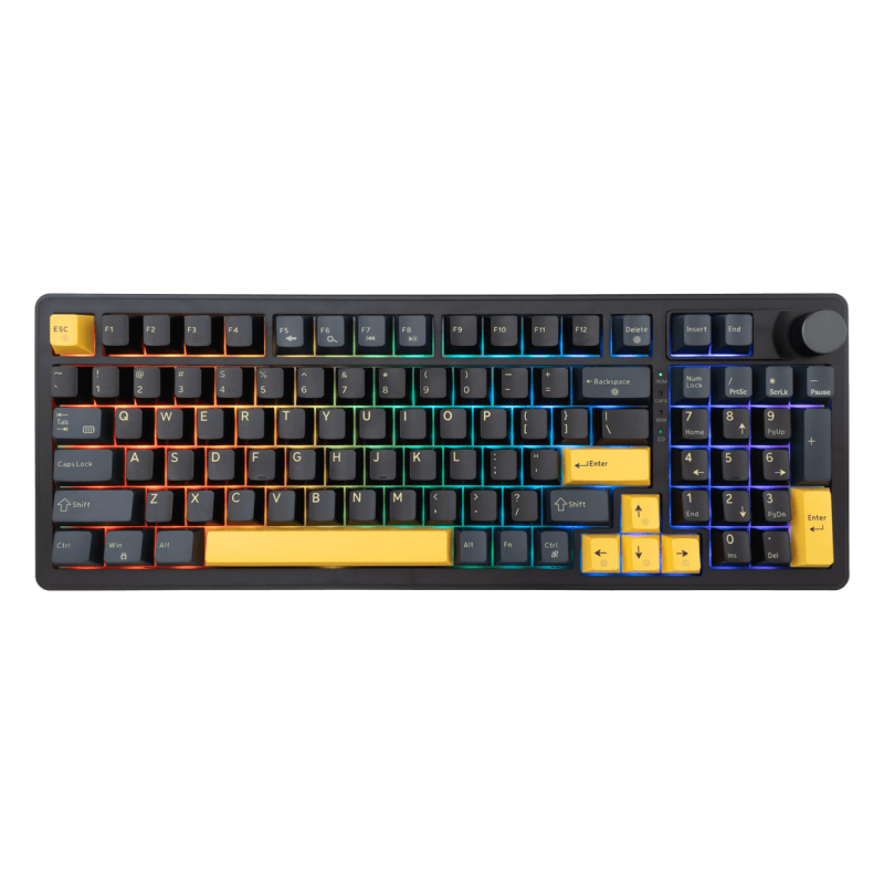 Clavier Gaming White Shark EXCALIBUR / Mécanique / RGB / Red switches / Noir - photo 1