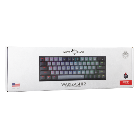 Clavier Gaming White Shark WAKIZASHI-2 GK-002711V2 / RED SWITCHES / Noir - photo 14