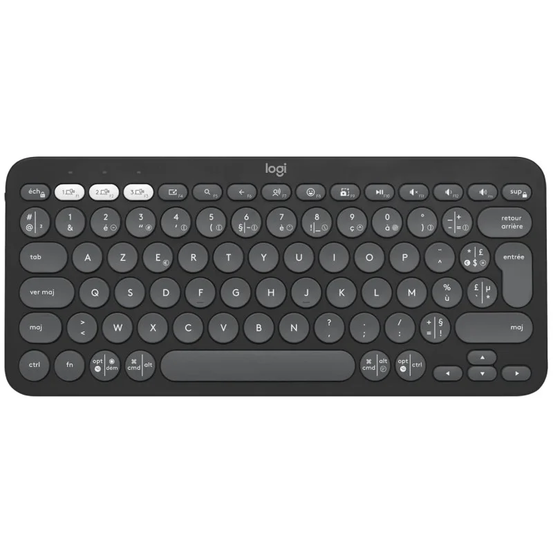 Clavier sans fil Logitech Wireless Pebble Keys 2 K380s  / Easy-Switch / Blanc