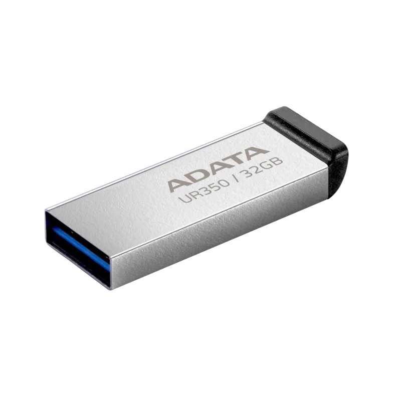Clé USB Adata UR350 / 64 Go / USB 3.2 / Silver & Noir