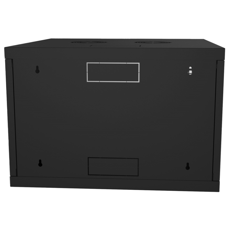 Coffret réseau VATPAN 7U 19" prof 600 mm avec porte vitré fixe / NOIR