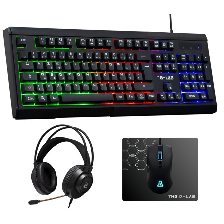 COMBO G-LAB 4EN1 CLAV/CASQUE/SOURIS/TAPIS - photo 7
