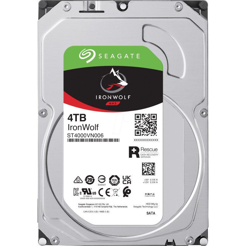 Disque Dur Interne 3.5" Seagate IronWolf / 8 To - variant ST4000VN006 - photo 1