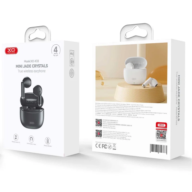 Écouteurs Bluetooth XO X33 TWS blanc - variant 6920680856732 - photo 2