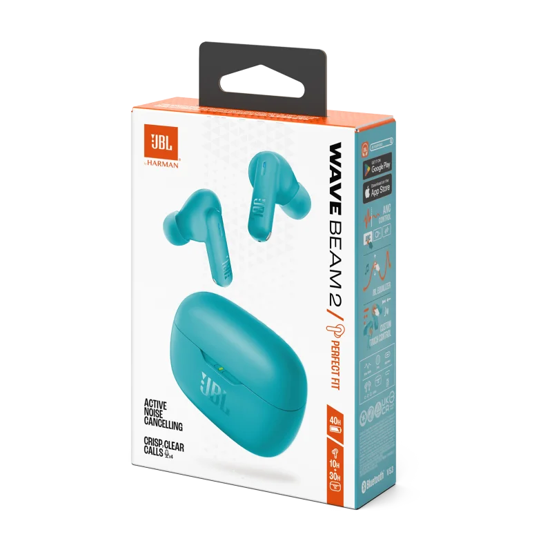 Écouteurs Sans Fil JBL Wave Beam2 Bleu
