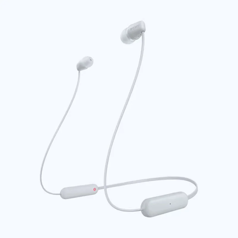Écouteurs Sony intra-auriculaires sans fil WI-C100 - Blanc